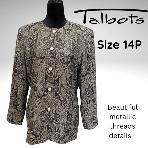 Talbots Jackets & Blazers - Talbots Size 14P Jacket - Shimmering fabric